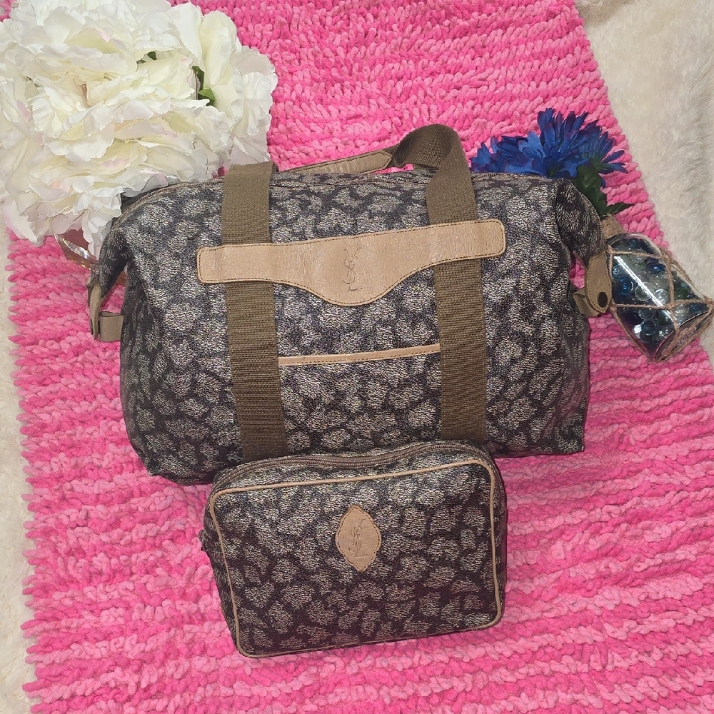 YSL VINTAGE  TRAVEL‎ BAG SET